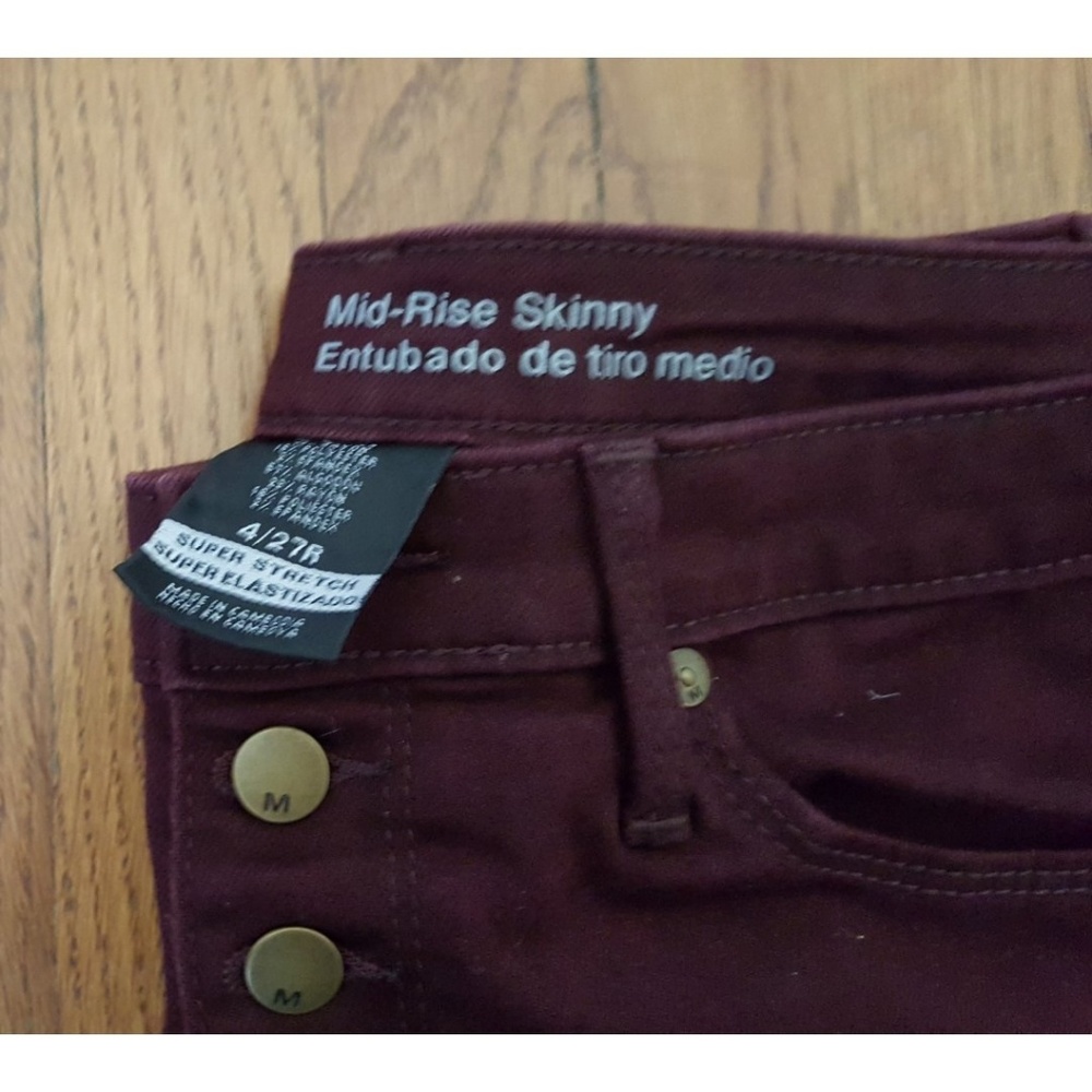Mid Rise Skinny Jeans - Picture 3 of 3